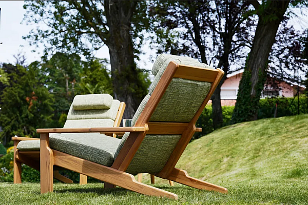 Poltrona da giardino imbottita in teak con braccioli VARASCHIN Bali 2384 fabbrica VARASCHIN dall'Italia. Foto №9