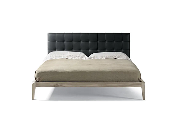 Letto matrimoniale in legno massello con testiera imbottita DALE SIG RE P 622 fabbrica Dale Italia (by Cantiero) dall'Italia. Foto №3
