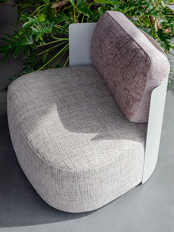 Poltrona in tessuto con copertura removibile Pierre Flou fabbrica Flou dall'Italia. Foto №13