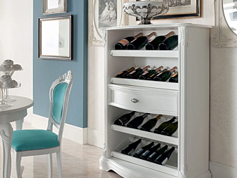 Стеллаж для бутылок из дерева Modenese Luxury Interiors 13138 fabbrica MODENESE GASTONE dall'Italia