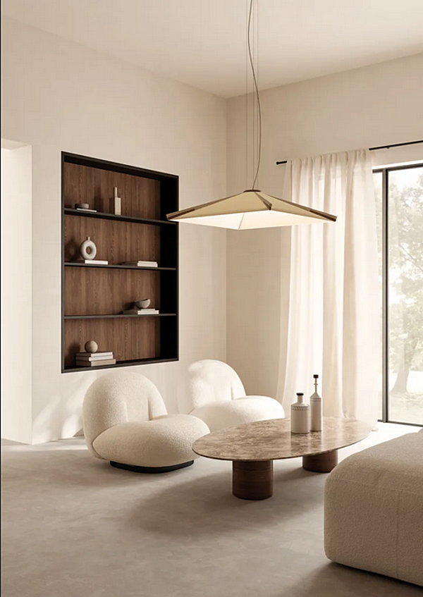Lampadario in tessuto LED Salina AXOLIGHT fabbrica Axolight dall'Italia. Foto №5