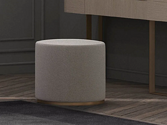 Pouf rotondo in tessuto imbottito CASA +39 RONDO C22602