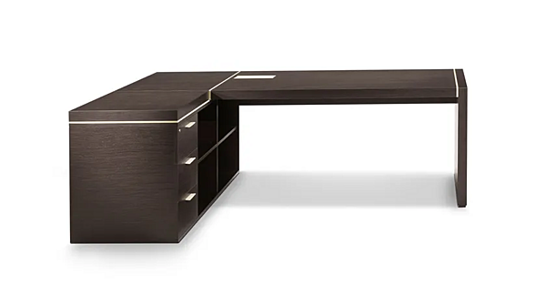 Scrivania executive in legno a forma di L con cassetti Blade i 4 Mariani fabbrica i 4 Mariani dall'Italia. Foto №2