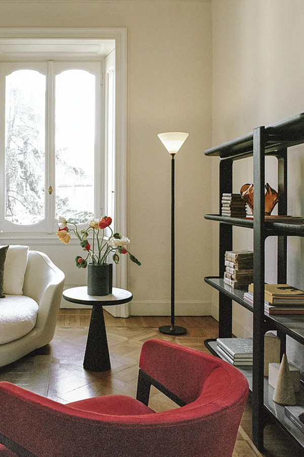 Tavolino da caffè rotondo in legno e vetro DUO POLTRONA FRAU fabbrica POLTRONA FRAU dall'Italia. Foto №12