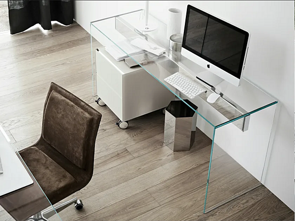 Tavolo console rettangolare in cristallo AIR Gallotti&Radice fabbrica Gallotti & Radice dall'Italia. Foto №2