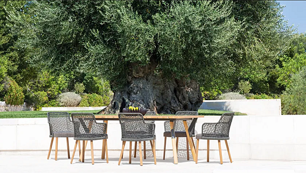 Tavolo da giardino in teak Link VARASCHIN fabbrica VARASCHIN dall'Italia. Foto №5