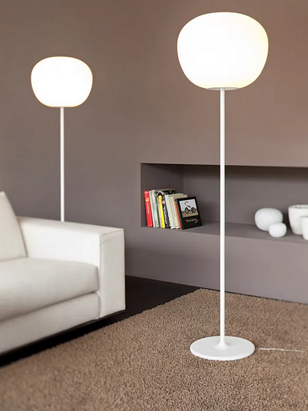 Lampada da terra in vetro Fabbian collezione Lumi Mochi fabbrica Fabbian dall'Italia. Foto №5