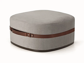 Pouf quadrato in tessuto ARTE BROTTO collezione Principe MP 94