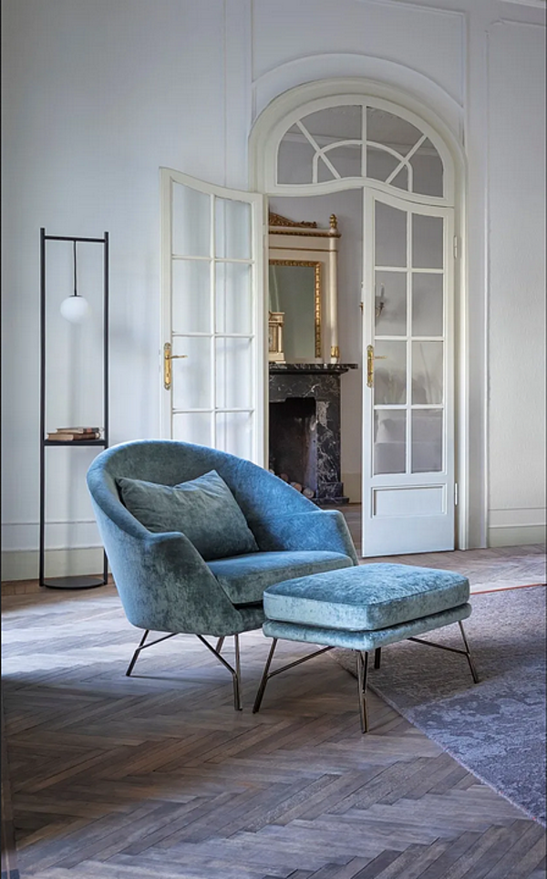 Poltrona in tessuto con braccioli Chillout Saba fabbrica SABA dall'Italia. Foto №3