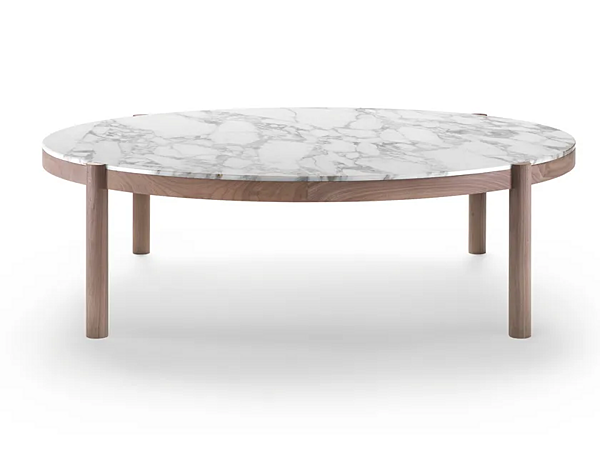 Tavolino da caffè rotondo in marmo FLEXFORM Gustav fabbrica FLEXFORM dall'Italia. Foto №1