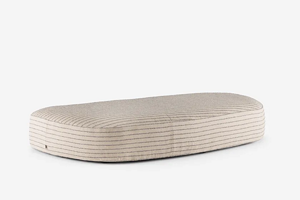 Pouf con rivestimento sfoderabile in tessuto Pierre Flou fabbrica Flou dall'Italia. Foto №5
