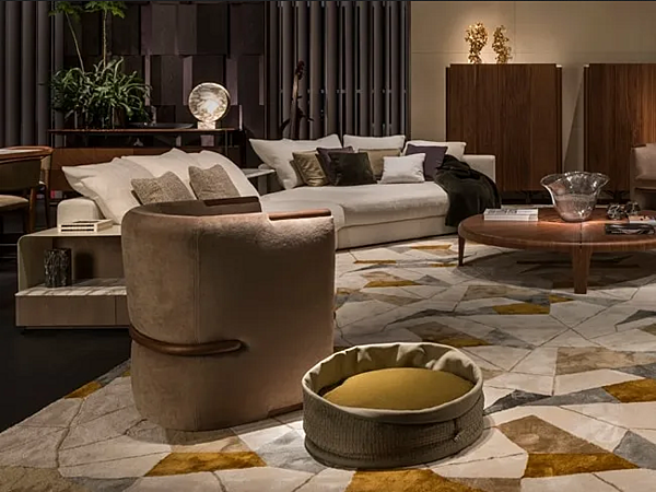 Cesta per cani in pelle GIORGETTI Bau House fabbrica GIORGETTI dall'Italia. Foto №3