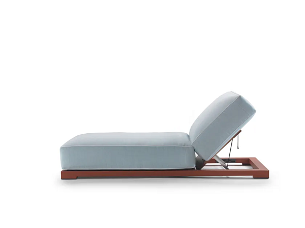 Lettino prendisole reclinabile in tessuto FLEXFORM Milos fabbrica FLEXFORM dall'Italia. Foto №3