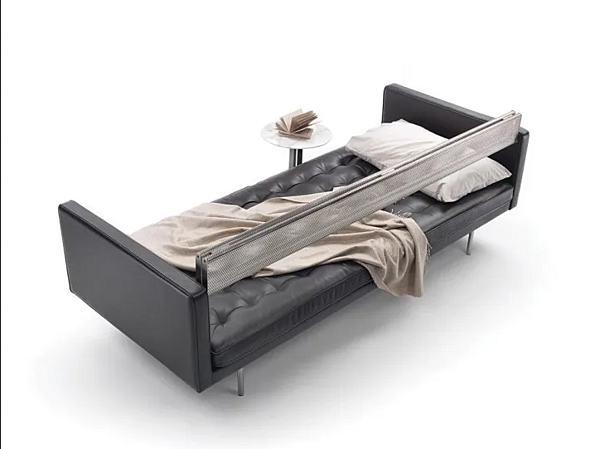 Divano letto in pelle trapuntata FLEXFORM Magister fabbrica FLEXFORM dall'Italia. Foto №4