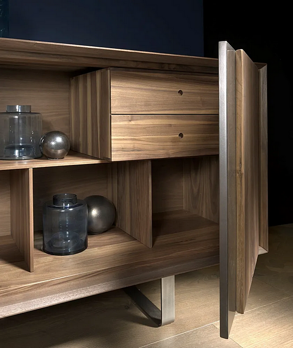 Credenza in noce con ante Leonardo ARTE BROTTO L413N L413N; L412 fabbrica Arte Brotto dall'Italia. Foto №4
