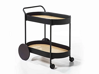 Carrello bar in cuoio conciato ENRICO PELLIZZONI ROUTE fabbrica ENRICO  PELLIZZONI dall'Italia