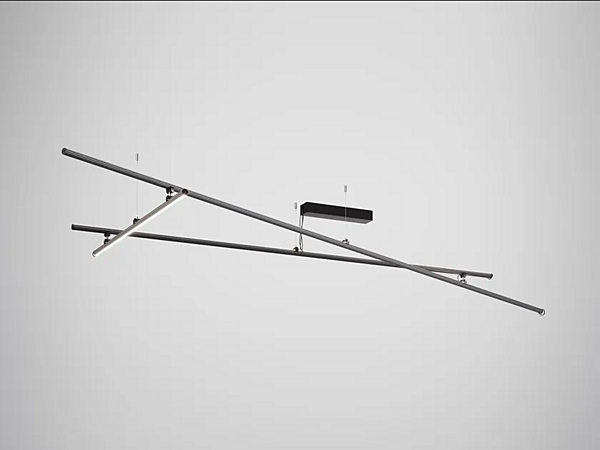 Lampada da soffitto in alluminio anodizzato LED Fabbian Freeline F44 fabbrica Fabbian dall'Italia. Foto №1
