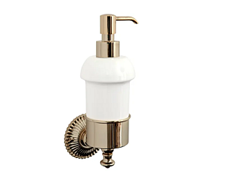 Dispenser per sapone da bagno in ceramica da parete collezione Sun Gentry Home fabbrica Gentry Home dall'Italia
