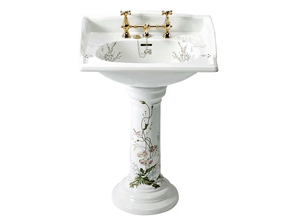 Lavabo in porcellana su piedistallo Gentry Home Victorian Garden fabbrica Gentry Home dall'Italia. Foto №1