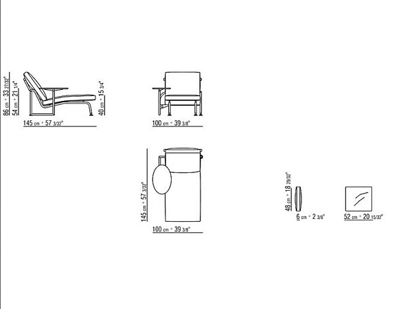 Day bed in upholstered fabric Ginger FLEXFORM 02C921 fabbrica FLEXFORM dall'Italia. Foto №9