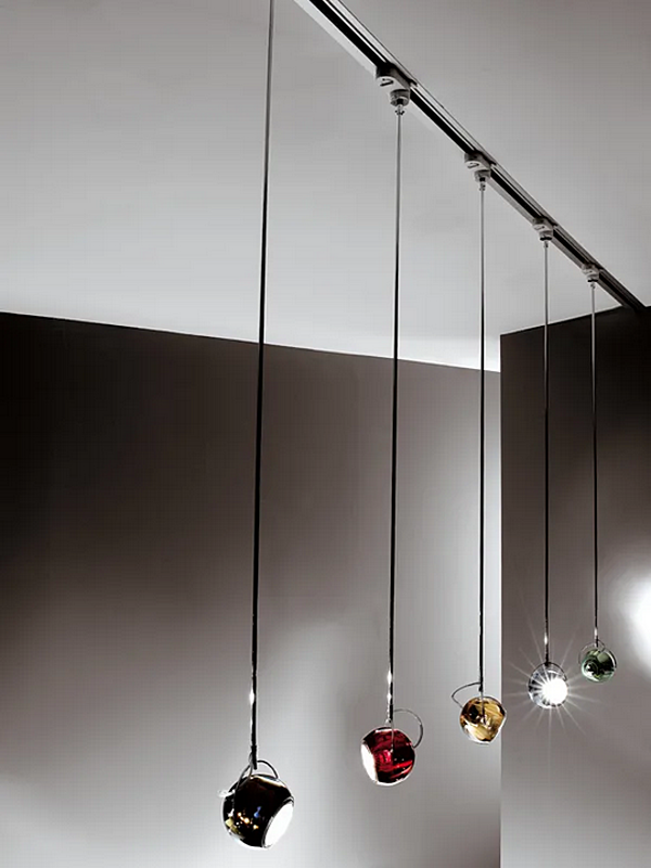 Fabbian Chrome Plated Track Light Beluga Colour fabbrica Fabbian dall'Italia. Foto №8