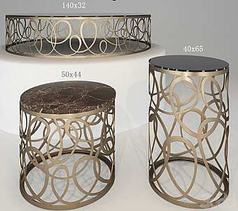 Tavolino da caffe RUGIANO 9081/40 fabbrica RUGIANO dall'Italia