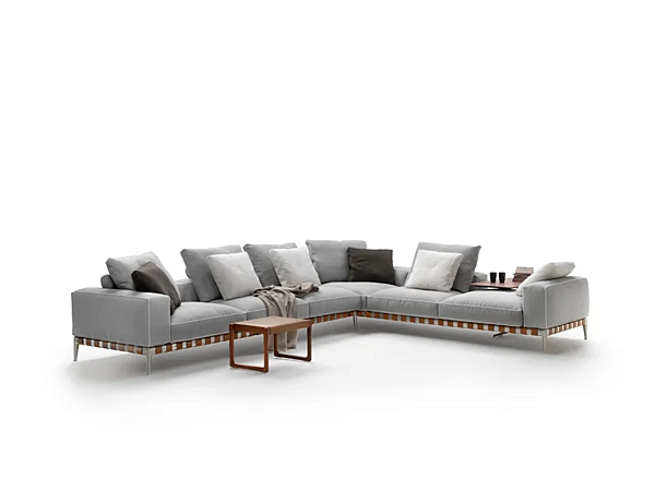 Divano angolare in tessuto Gregory FLEXFORM fabbrica FLEXFORM dall'Italia. Foto №8