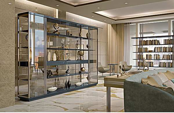 Libreria boiserie in legno Bizzotto Italia collezione Symphony Infinity fabbrica Bizzotto Italia dall'Italia. Foto №2