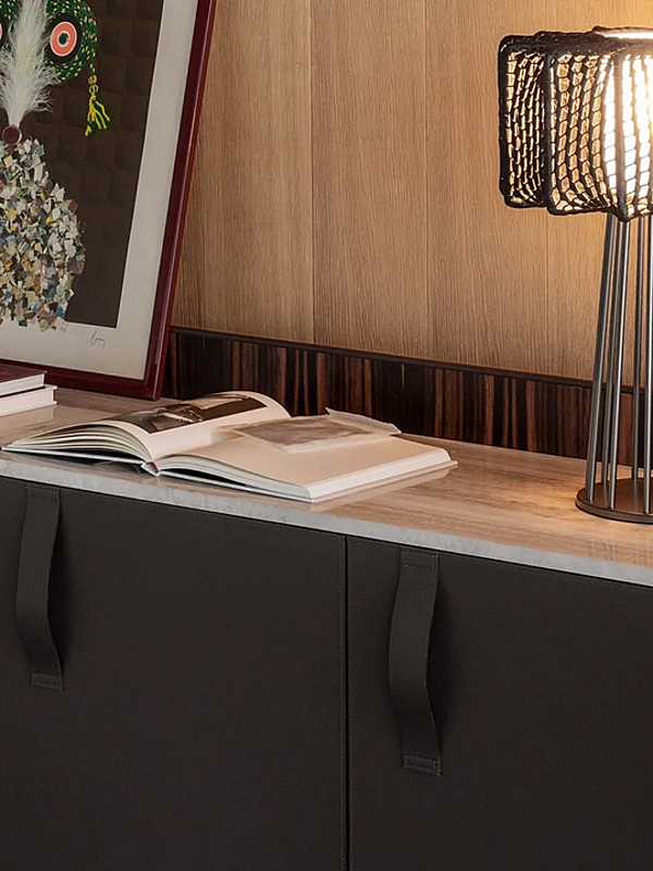 Sideboard con ante in legno Flou Gentleman fabbrica Flou dall'Italia. Foto №4