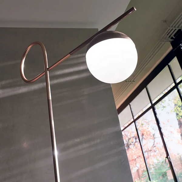 Lampada da terra in ferro LED Node CORTEZARI 1490 fabbrica CORTE ZARI dall'Italia. Foto №3