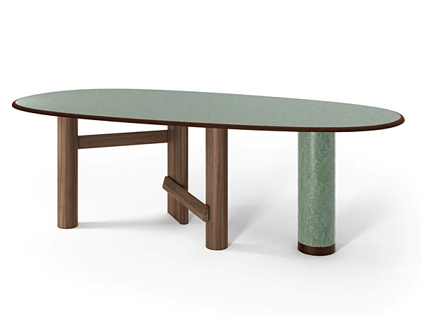 Tavolo in legno e marmo Sengu CASSINA fabbrica CASSINA dall'Italia. Foto №4