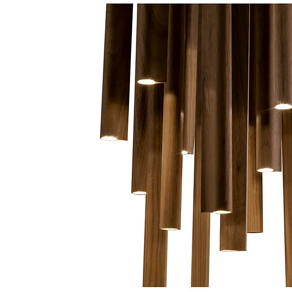 Lampada a sospensione in noce LED Leaf GIORGETTI fabbrica GIORGETTI dall'Italia. Foto №4