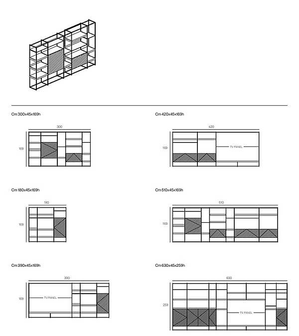 Scaffalatura HENGE LB.020CC010 fabbrica HENGE dall'Italia. Foto №5