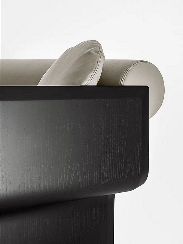 Divano piccolo in pelle Stami Gallotti&Radice fabbrica Gallotti & Radice dall'Italia. Foto №4