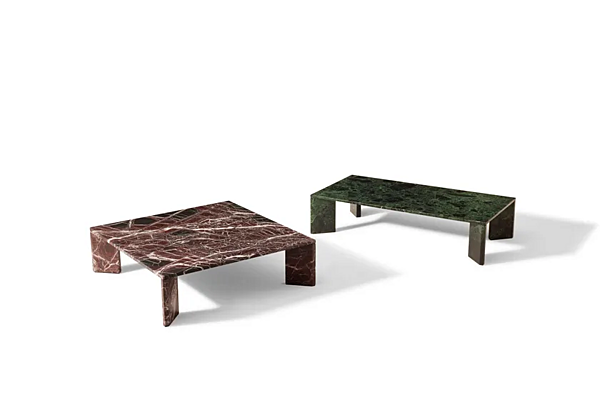 Tavolino da caffè quadrato in marmo CASSINA Ordinal fabbrica CASSINA dall'Italia. Foto №2