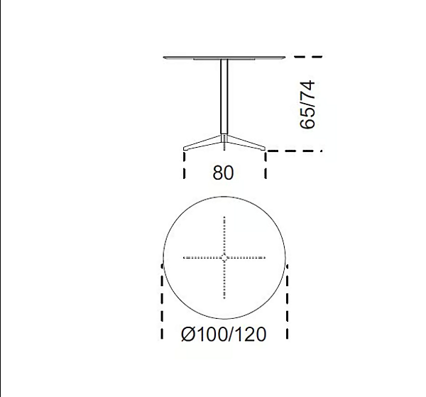 Tavolo rotondo in marmo Zen nero Gallotti&Radice fabbrica Gallotti & Radice dall'Italia. Foto №2