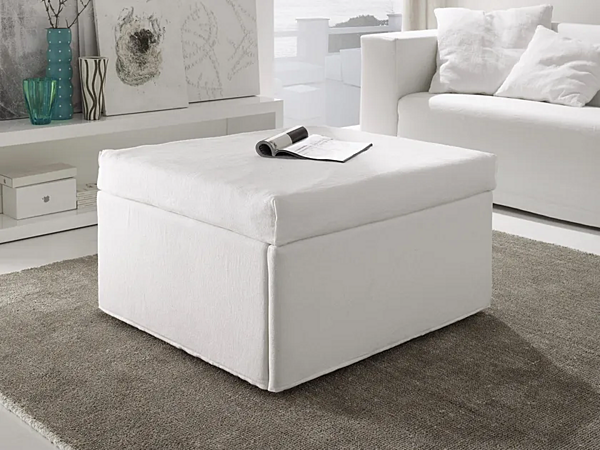Pouf letto in tessuto con rivestimento removibile Duomo Design fabbrica Duomo Design dall'Italia. Foto №1