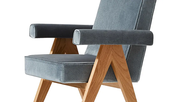 Poltrona con braccioli in tessuto CASSINA COLLEZIONE COMMITTEE fabbrica CASSINA dall'Italia. Foto №4