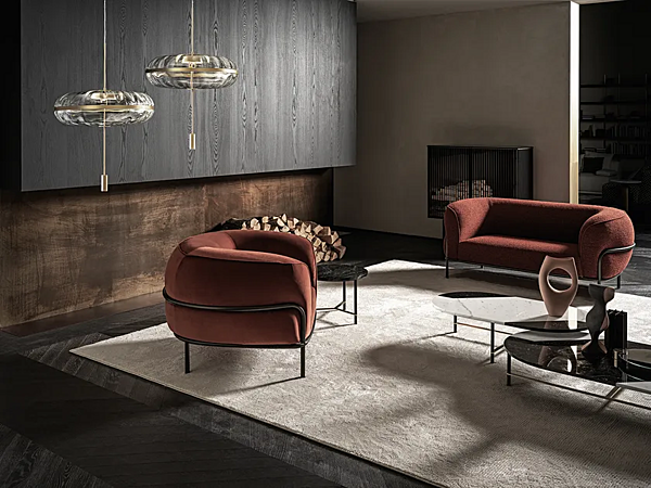 Lampada a sospensione in cristallo fatta a mano LED Jolie Gallotti&Radice fabbrica Gallotti & Radice dall'Italia. Foto №2