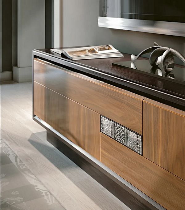 Mobile TV in legno con cassetti Segreti S1290 ARTE BROTTO S1290 fabbrica Arte Brotto dall'Italia. Foto №4