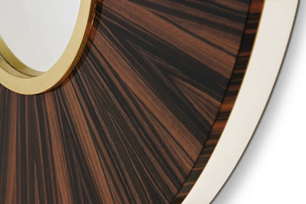 Specchio rotondo da parete con cornice Iris BRABBU fabbrica BRABBU dall'Italia. Foto №4