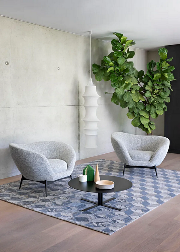 Poltrona in tessuto con braccioli Saba Oltremare fabbrica SABA dall'Italia. Foto №4