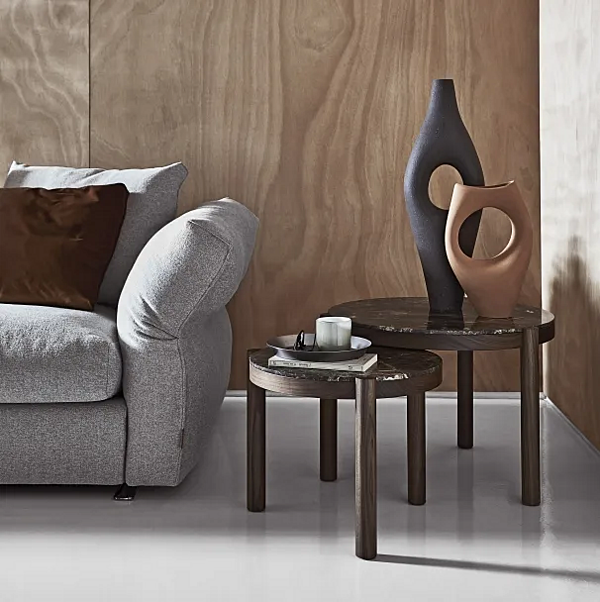 Tavolino da caffè rotondo in marmo FLEXFORM Gustav fabbrica FLEXFORM dall'Italia. Foto №7