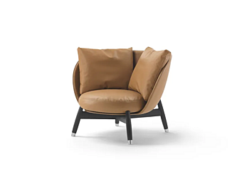Poltrona angolare in pelle Eri FLEXFORM