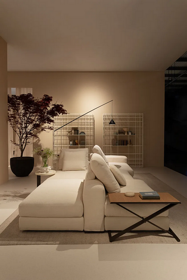 Divano angolare in tessuto Ananta Saba fabbrica SABA dall'Italia. Foto №5