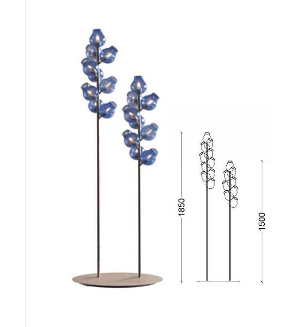 Lampada da terra Daytona 00034L fabbrica DAYTONA (by Signorini&Coco) dall'Italia. Foto №2