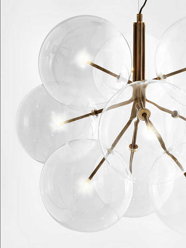 Lampada a sospensione in cristallo LED Bolle Cielo Gallotti&Radice fabbrica Gallotti & Radice dall'Italia. Foto №3