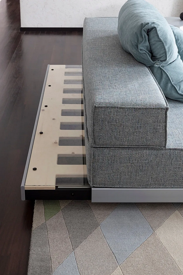 Divano letto in tessuto con schienale imbottito Saba Bed & Breakfast fabbrica SABA dall'Italia. Foto №6