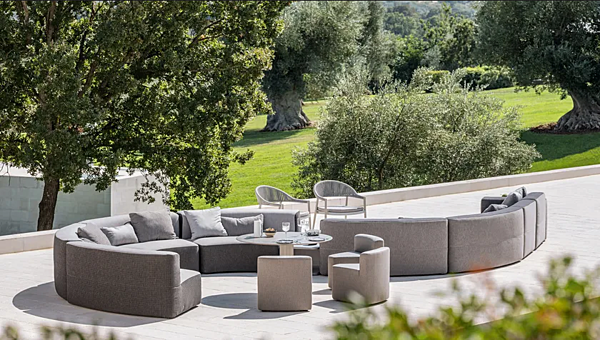 Poltrona da giardino in fibra sintetica con rivestimento removibile VARASCHIN IN OUT 2340 fabbrica VARASCHIN dall'Italia. Foto №13