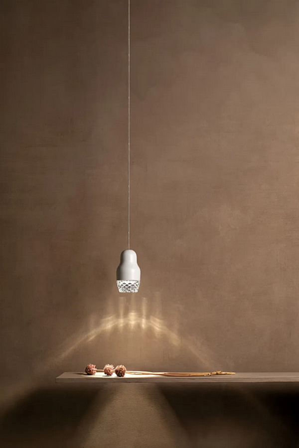 Lampada a sospensione in vetro e alluminio Fedora AXOLIGHT fabbrica Axolight dall'Italia. Foto №2